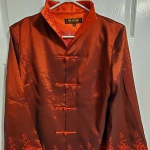 NEW unique red dressy jacket or top!
